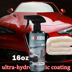 Advanced Ceramic Coating for Cars, Automotive Detailing Spray - Maximum Gloss & Shine – Extremely Hydrophobic – Unmatched Slickness, Long-Term Protection for Cars, Boats, Motorcycle & More