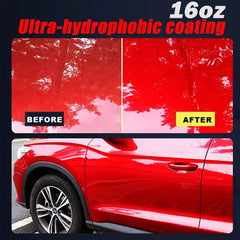 Advanced Ceramic Coating for Cars, Automotive Detailing Spray - Maximum Gloss & Shine – Extremely Hydrophobic – Unmatched Slickness, Long-Term Protection for Cars, Boats, Motorcycle & More