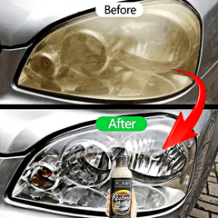 HEXIBII 8.5oz Car Headlight Restoration Kit - Automotive Headlight Oxidation Yellowing Scratches Blurring Remover, Headlight Refurbishment Repair Agent