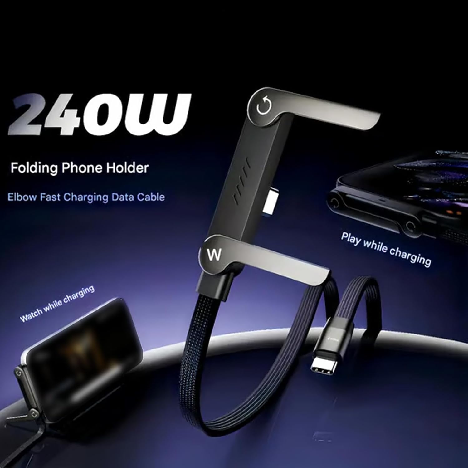 Invisible Holder | Charge, Watch, Stand — All in One