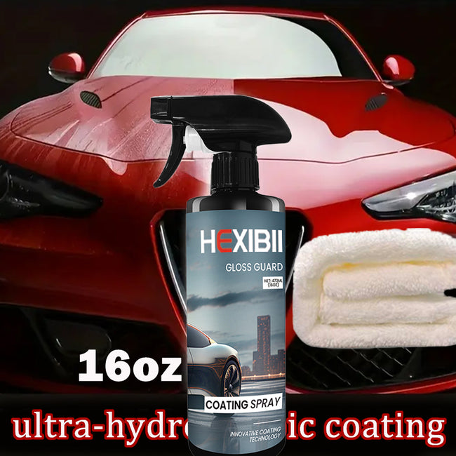 Advanced Ceramic Coating for Cars, Automotive Detailing Spray - Maximum Gloss & Shine – Extremely Hydrophobic – Unmatched Slickness, Long-Term Protection for Cars, Boats, Motorcycle & More Main Image