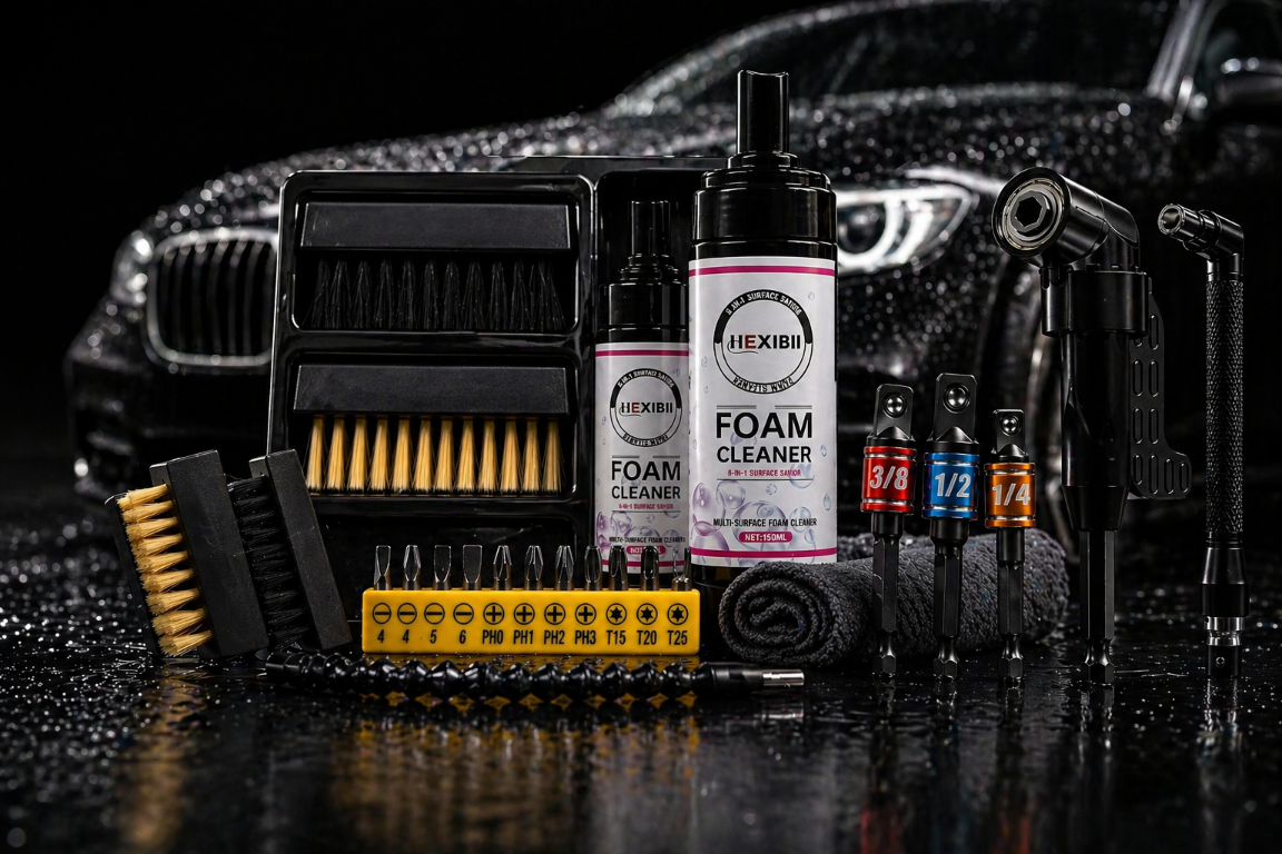 Car-care collection scene