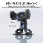 360 Degree Rotating/Clip on Car Phone Holder Universally ABS Phone Mount for Secure Handfree Driving Holder for Car