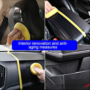 Plastic Restorer For Cars Ceramic Plastic Coating Car Dashboard, Door Plastics, Window Strips, Roof Rails Leather Polish & Rubber Bumper Repair