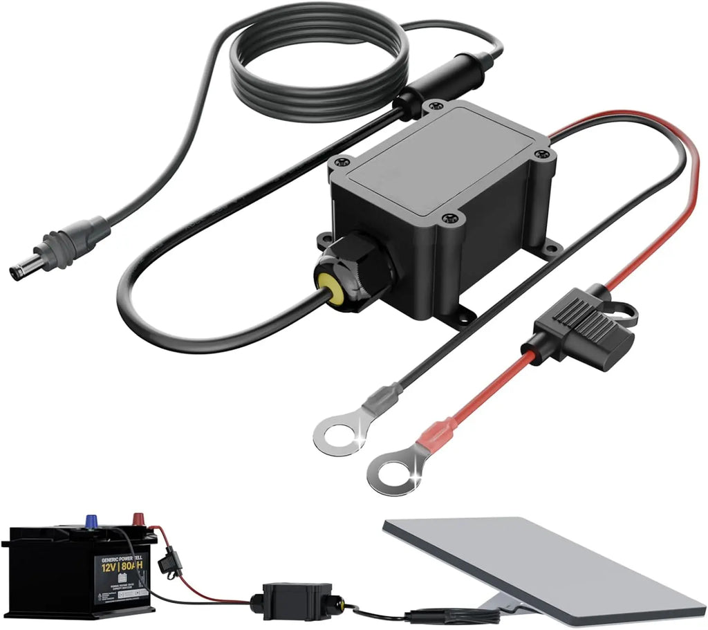 Starlink Mini Battery Adapter Conversion Kit with Boost Module, 12/24V DC Input Step-Up to 30V 3.5A, 105W Stable Continuous Output, 9.8FT DC Cable, IP68 Rated (TikTokShopBackToSchool)