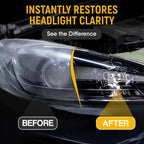 HEXIBII 8.5oz Car Headlight Restoration Kit - Automotive Headlight Oxidation Yellowing Scratches Blurring Remover, Headlight Refurbishment Repair Agent