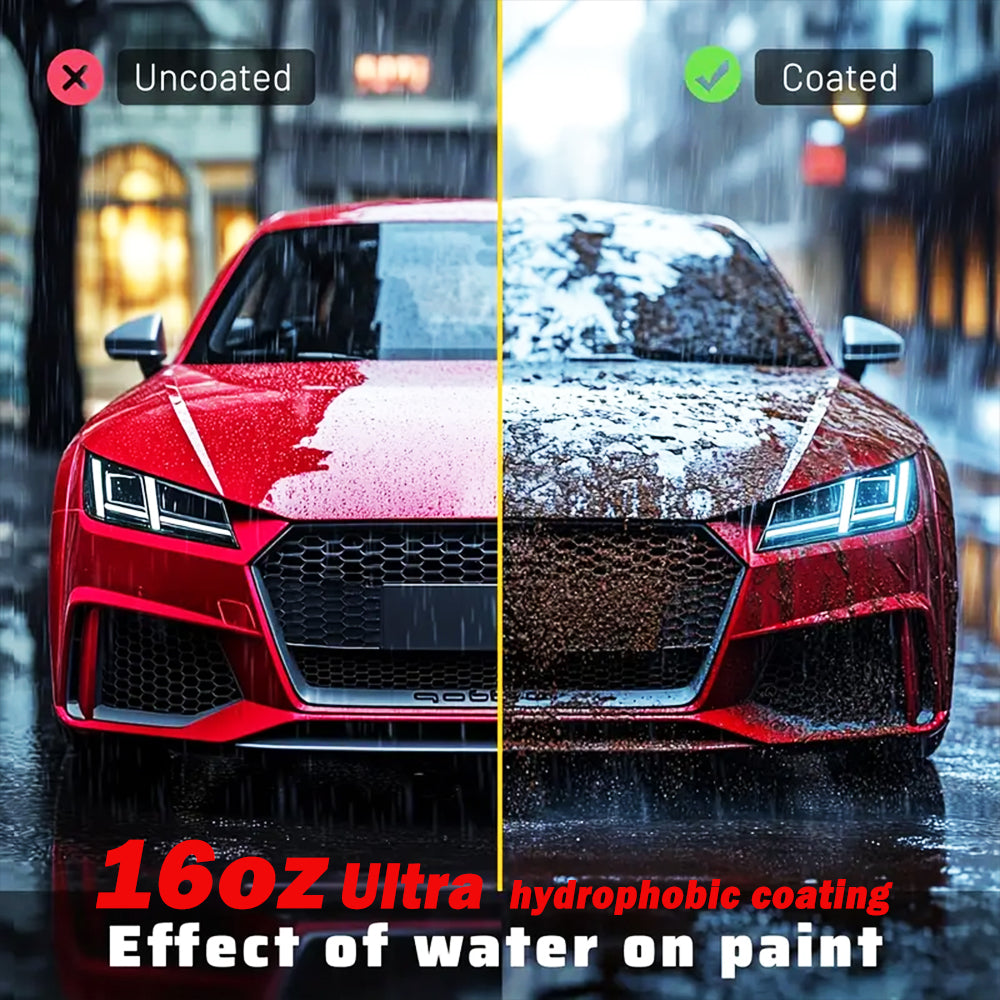 Advanced Ceramic Coating for Cars, Automotive Detailing Spray - Maximum Gloss & Shine – Extremely Hydrophobic – Unmatched Slickness, Long-Term Protection for Cars, Boats, Motorcycle & More