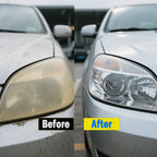 HEXIBII 8.5oz Car Headlight Restoration Kit - Automotive Headlight Oxidation Yellowing Scratches Blurring Remover, Headlight Refurbishment Repair Agent