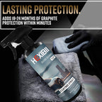 Coating For Cars, 16 Oz/Bottle - Hydrophobic Ceramic Car Wax Spray With Added UV Protection - Long Ladting Shiny Car Care