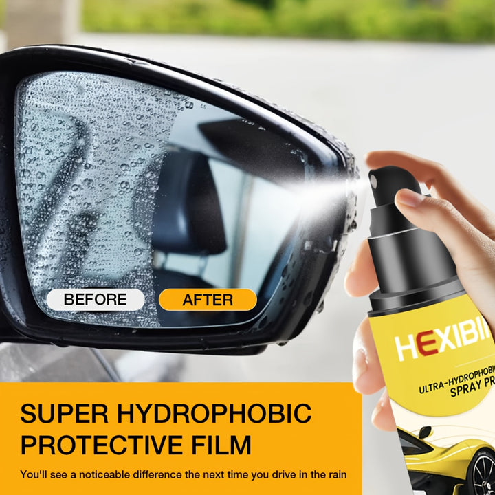 Glass coating spray