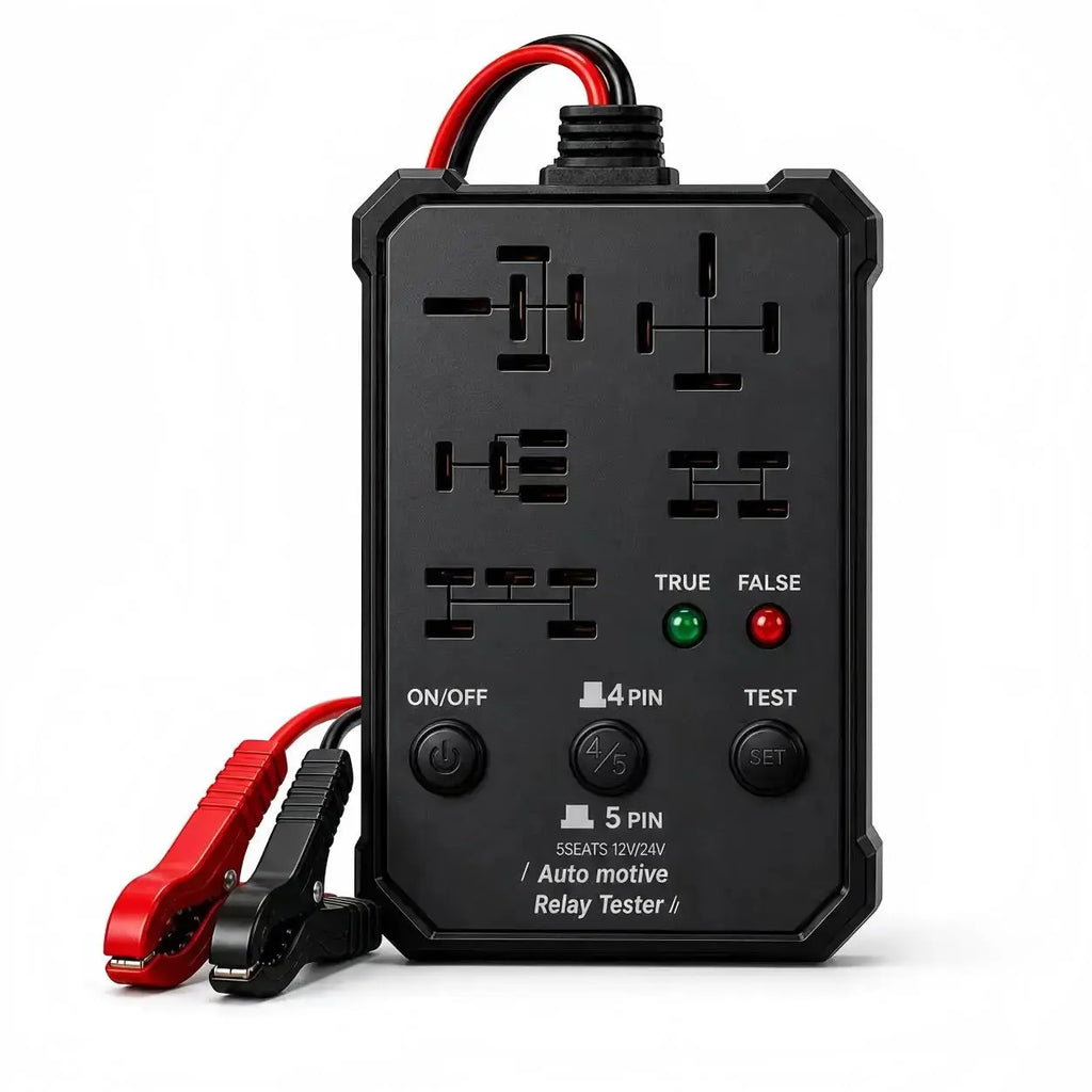 12V-24V Battery Relay Tester - Automotive Voltage Tester with LED Indicator, Copper Wire Digital Electronic Repair Tool for Fast Car Circuit Troubleshooting & Repair (Father's Day Gift, Summer Wins, Summer Finds), Digital Automotive Tester tiktokshopbackt