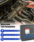 Upgraded QDB-5A Ignition Coil Tester Automotive Actuator Drive Tool for Ignition Coil Fuel Injector Solenoid Valve Stepper Motor Diagnostic Testing Equipment