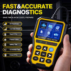 Hexibii 2-in-1 OBD2 Scanner Car Battery Tester ,PRO OBD2 Scanner Diagnostic Tool, Car Code Reader with Battery Tester, Check Engine Code Reader with Reset OBDII, Real-Time Date, DTC Lookup, Scan Tool for All OBDII Protocol Cars Since 1996 summervibes,summ