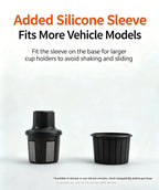 Foldable Car Cup Holder Tray 360 Adjustable Car Food Table Portable Car Desk with Free Adapter Silicone Pad Car Travel Eating Work Table for EV SUV Sedan Road Trip Camping tiktokshopbacktoschool,back to school,back to school haul