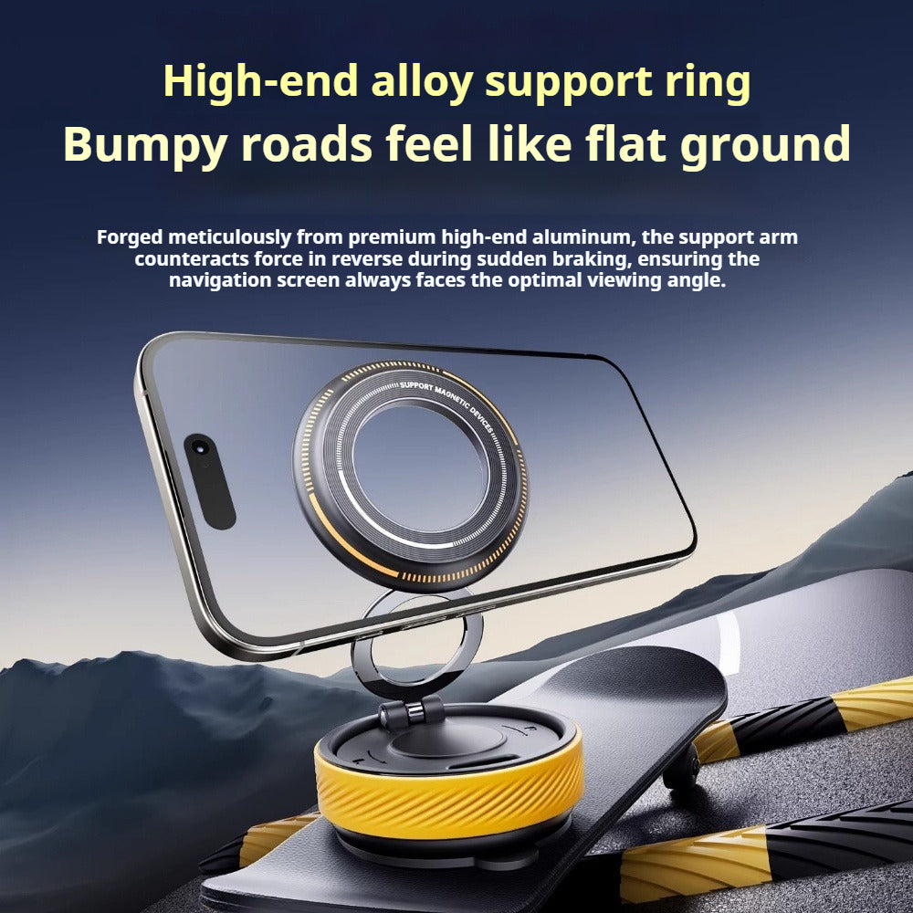2026 New Car Phone Holder | Vacuum Suction & Magnetic Mount for Navigation