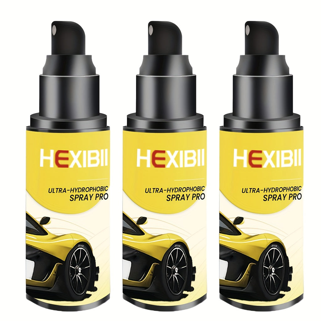 Glass Coating Spray, Ultra Hydrophobic Coating For Car Windshields, Shower Doors & Mirrors, Enhances Visibility In Rain