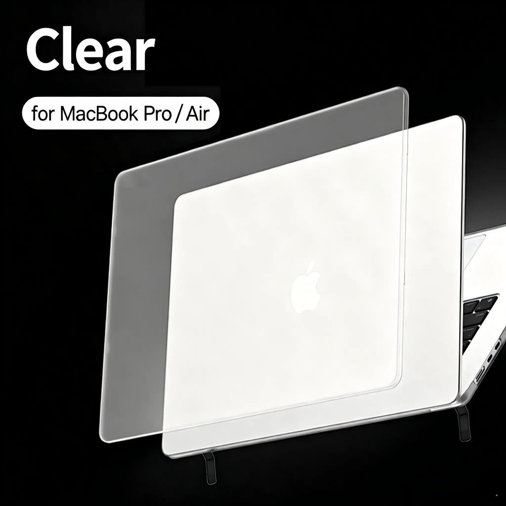 Ultra Slim Matte MacBook Case with Foldable Kickstand, Anti-Fingerprint Shockproof Protective Hard Shell Cover for MacBook Air / Pro
