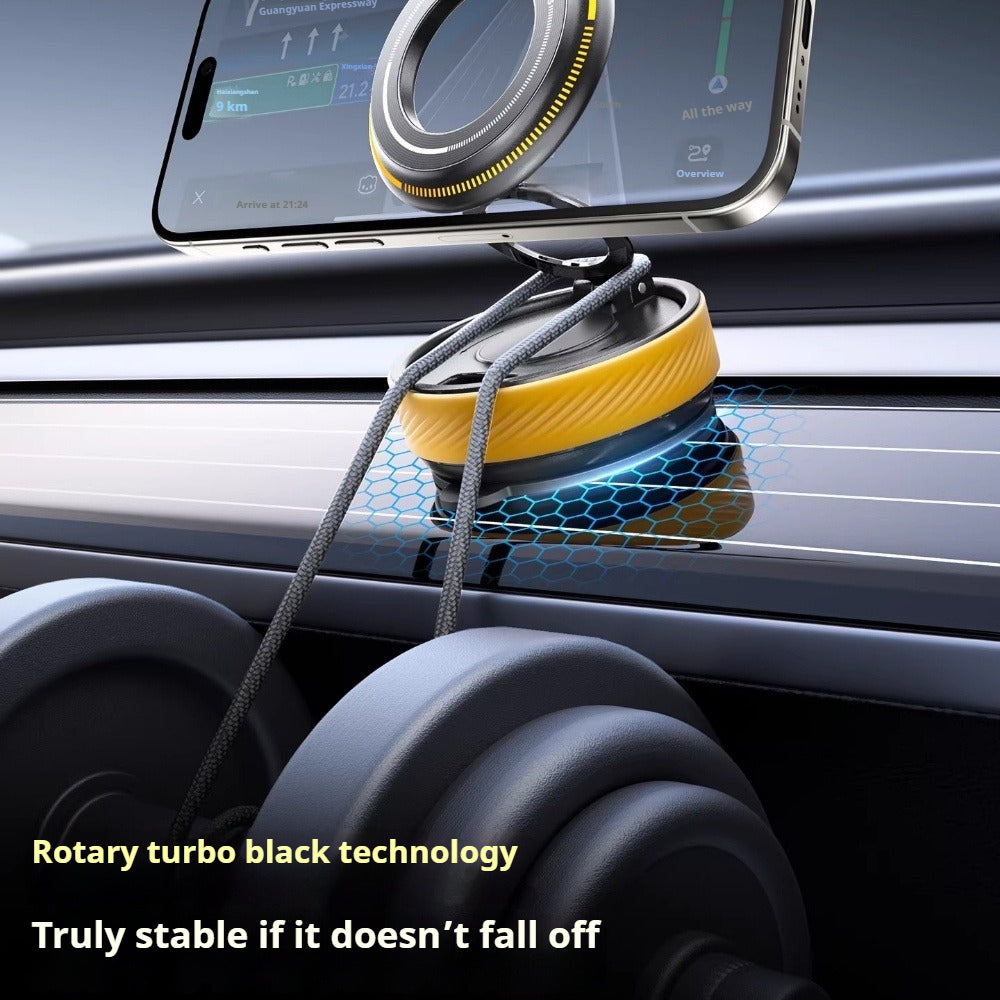 2026 New Car Phone Holder | Vacuum Suction & Magnetic Mount for Navigation