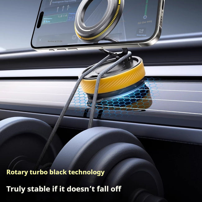 2026 New Car Phone Holder | Vacuum Suction & Magnetic Mount for Navigation Main Image