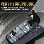 Coating For Cars, 16 Oz/Bottle - Hydrophobic Ceramic Car Wax Spray With Added UV Protection - Long Ladting Shiny Car Care