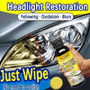 6.6oz Headlight Restoration Kit - Plastic Applicator Included, Clear Headlight Repair Solution For Oxidation, Blurring & Yellowing, No Battery Needed 100mlx2