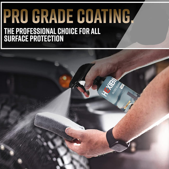 Coating For Cars, 16 Oz/Bottle - Hydrophobic Ceramic Car Wax Spray With Added UV Protection - Long Ladting Shiny Car Care Main Image