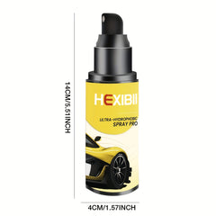 Glass Coating Spray, Ultra Hydrophobic Coating For Car Windshields, Shower Doors & Mirrors, Enhances Visibility In Rain