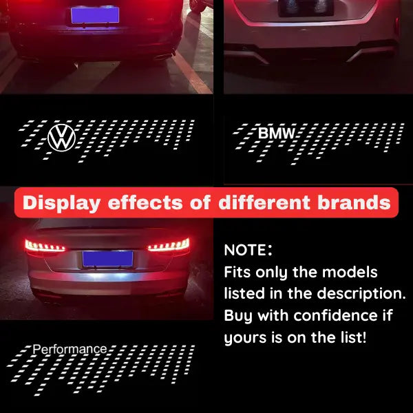 HEXIBII Compatible with LED License Plate Light for Tesla BMW Audi Volkswage Models, Rear Trunk Light with Stylish Projection Feature ,motherdaygift,Decorative lights (Trust in God , love,Valentine's Day gift ),back to school,back to school haul