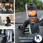 360 Degree Rotating/Clip on Car Phone Holder Universally ABS Phone Mount for Secure Handfree Driving Holder for Car