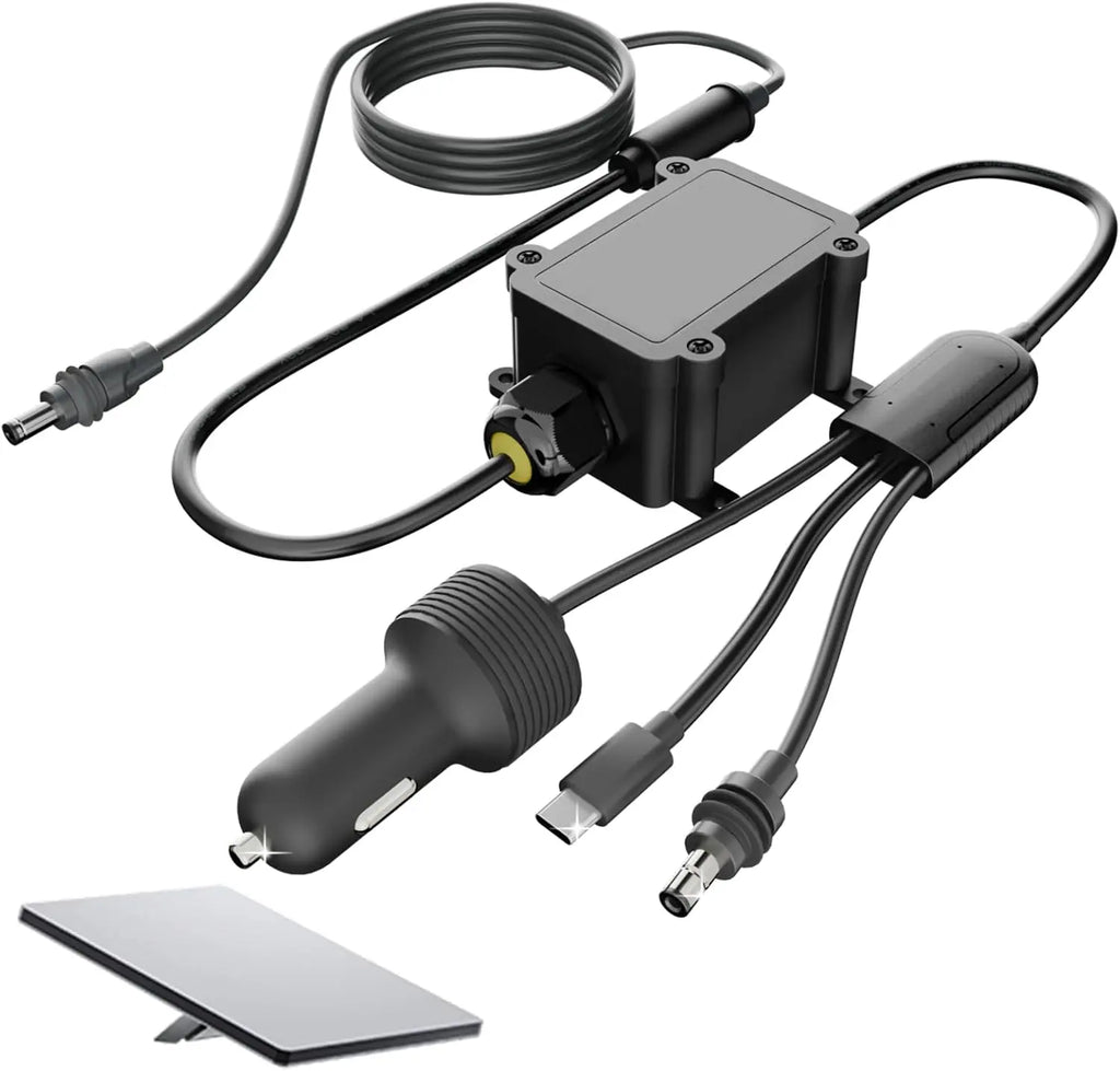 Starlink Mini Battery Adapter Conversion Kit with Boost Module, 12/24V DC Input Step-Up to 30V 3.5A, 105W Stable Continuous Output, 9.8FT DC Cable, IP68 Rated (TikTokShopBackToSchool)