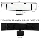 15" Rear View Mirror with Baby Mirror, Panoramic Anti-Glare Wide Angle Convex