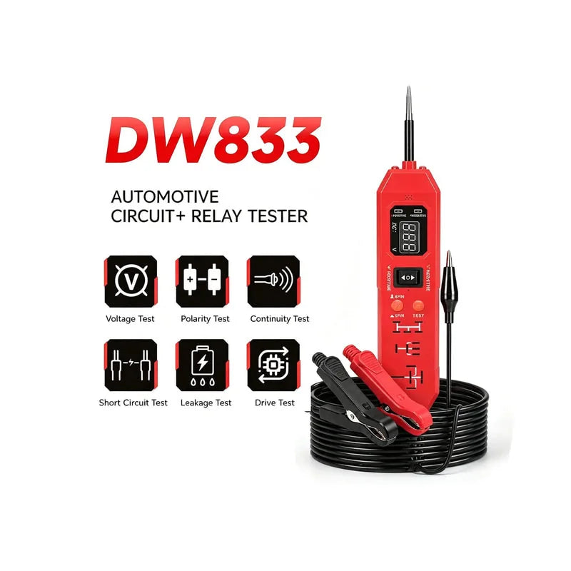 DW833 automotive circuit tester